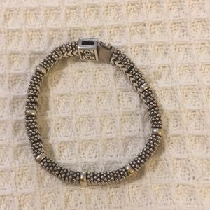 Lagos Caviar gold and sterling bracelet